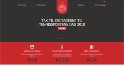 Desktop Screenshot of esbjergtennisklub.dk